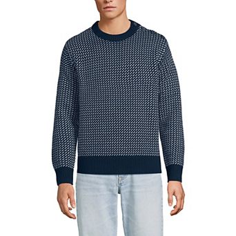 Men's Lands' End Drifter Button-Down Crewneck Sweater