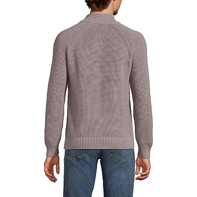 Men's Lands' End Drifter Quarter-Zip Sweater