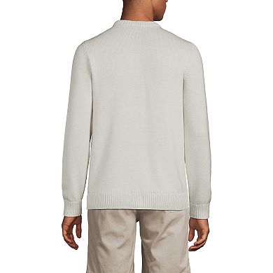 Men's Lands' End Long Sleeve Drifter Sailboats Sweater