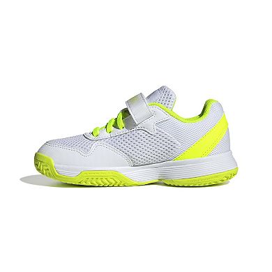 adidas Courtflash Kids Hook-and-Loop Tennis Shoes