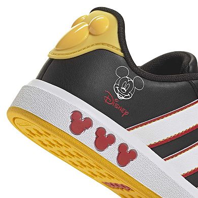 adidas Disney's Mickey Mouse Grand Court Kids Lace-Up Sportswear Shoes