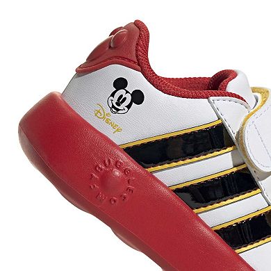 adidas Disney's Mickey Mouse Grand Court Toddler Lace-Up Sportswear Shoes