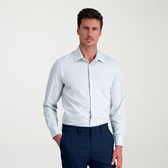 Men's Haggar® Smart Wash® Slim Fit Patterned Dress Shirt