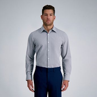 Men's Haggar® Smart Wash® Slim Fit Patterned Dress Shirt