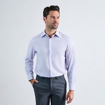 Men's Haggar® Smart Wash® Slim Fit Patterned Dress Shirt