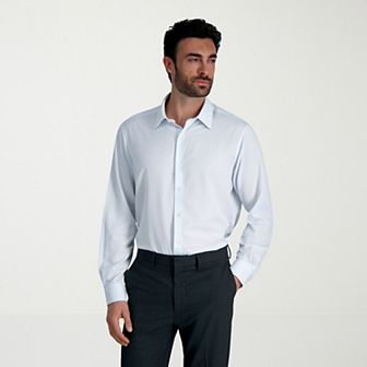Men's Haggar® Smart Wash Classic Fit Patterned Dress Shirt
