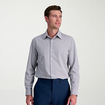 Men's Haggar® Smart Wash Classic Fit Patterned Dress Shirt