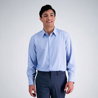 Men's Haggar® Smart Wash Classic Fit Patterned Dress Shirt