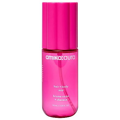 amika:aura Hair & Body Mist with Vanilla and Pink Grapefruit