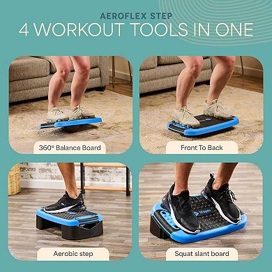 LifePro Adjustable Aerobic Balance Board - Multifunctional Slant Board for Home Workout