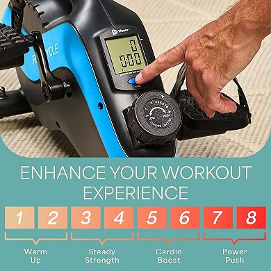 Lifepro 3-in-1 Under Desk Pedal Exerciser with Resistance Bands