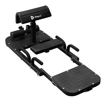 LifePro GluteBlast All-in-One Glute Bench with Built-In Resistance Bands