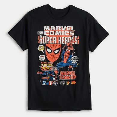 Men's Marvel Comics Super Heroes Team Up Graphic Tee