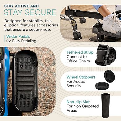 LifePro Portable Under Desk Elliptical Peddler - Compact Foot & Leg Exerciser