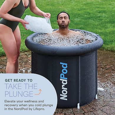 Lifepro NordPod XL Ice Bath Tub 102 Gallons for Recovery and Therapy