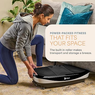 Lifepro Rumblex Max 4D Vibration Plate Exercise Machine with Resistance Bands