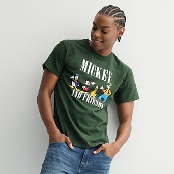 Disney's Mickey Mouse Men's Mickey and Friends Graphic Tee