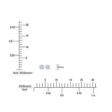 Brilliant Love 10k Gold1/10 Carat T.W. Lab-Grown Diamond Stud Earrings