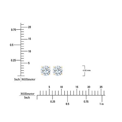 Brilliant Love 10k Gold 1/4 Carat T.W. Lab-Grown Diamond Stud Earrings
