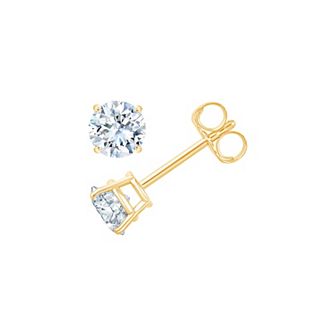 Brilliant Love 10k Gold 1/2 Carat T.W. Lab-Grown Diamond Stud Earrings