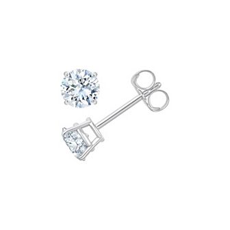 Brilliant Love 10k Gold 1/2 Carat T.W. Lab-Grown Diamond Stud Earrings