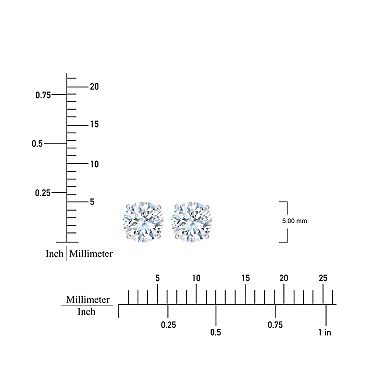 Brilliant Love 10k Gold 1/2 Carat T.W. Lab-Grown Diamond Stud Earrings