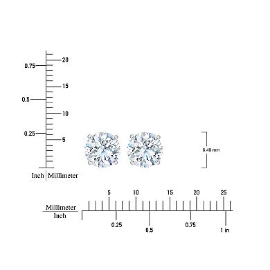 Brilliant Love 10k Gold 1 Carat T.W. Lab-Grown Diamond Stud Earrings