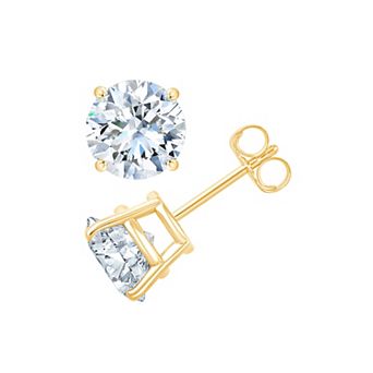Brilliant Love 10k Gold 2 Carat T.W. Lab-Grown Diamond Stud Earrings
