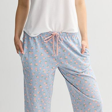 Juniors' Allover Print Pajama Pants