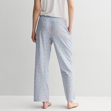 Juniors' Allover Print Pajama Pants