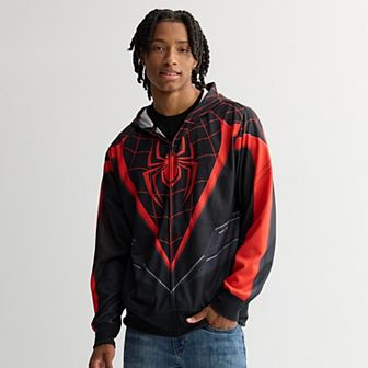 Men's Marvel Spider-Man Full Zip Up Hoodie