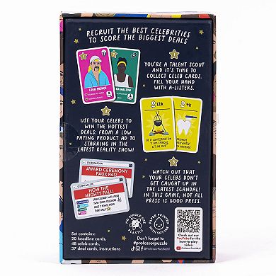 Professor Puzzle Celebs Fame & Scandal Card Game