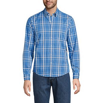 Men's Lands' End Long Sleeve Travel Kit Shirt