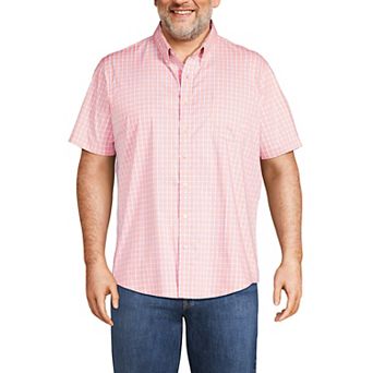 Men's Lands' End Short Sleeve Travel Kit Shirt