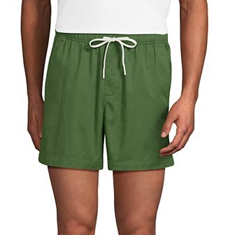 Men's Lands' End 5.5-Inch Lightweight Twill Easy Shorts