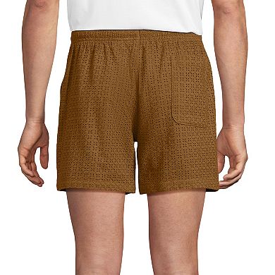 Men's Lands' End 5.5-Inch Eyelet Easy Shorts