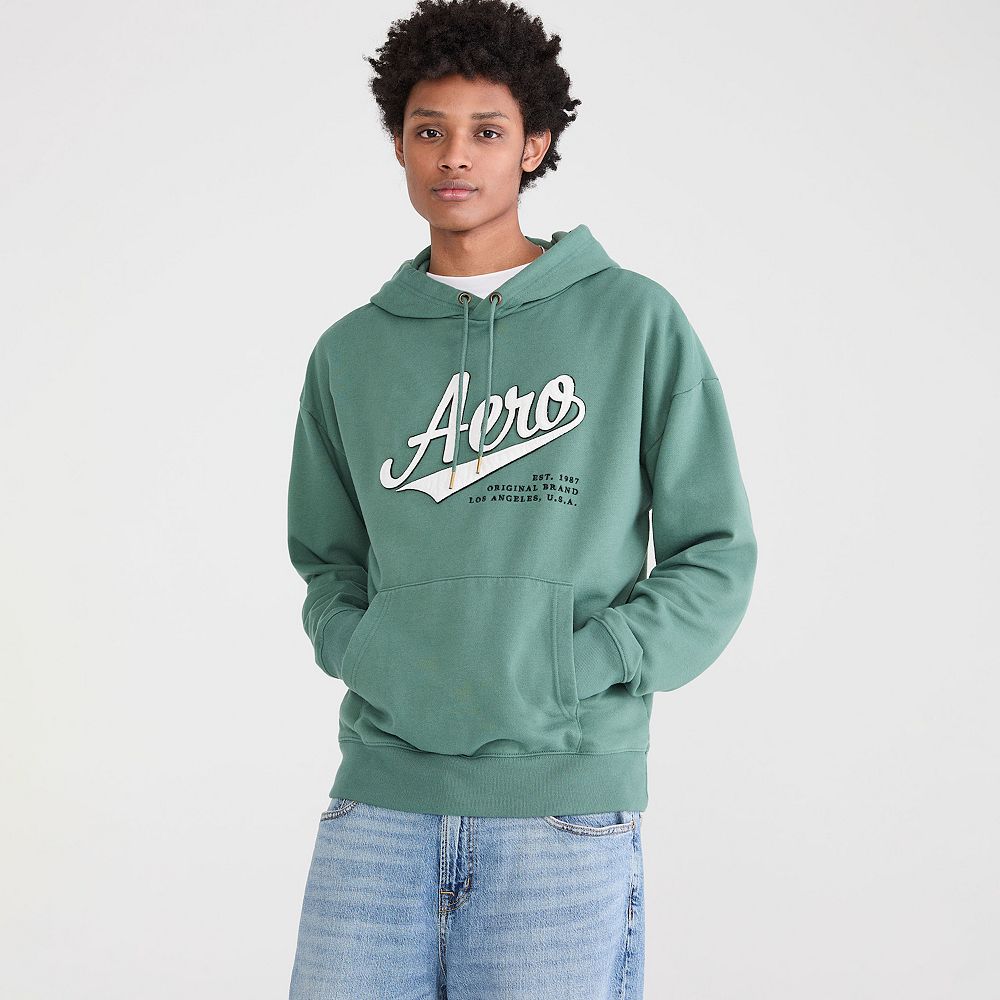 Sweatshirt Capuche Aéropostale Vert Clair Pour Femme - Taille S, Manches Longues