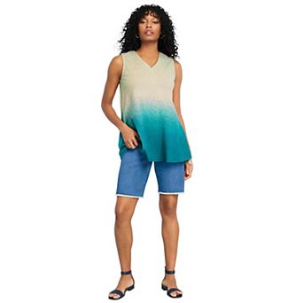 Roaman's Women's Plus Size American Ombre Swing Tank