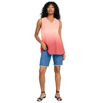 Roaman's Women's Plus Size American Ombre Swing Tank