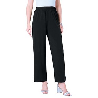 Roaman's Women's Plus Size Ultrasmooth Fabric Cropped Pant