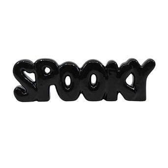 New View Gifts & Accessories Spooky Textured Sign Wall Decor