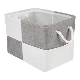 Storage Cube, 1 pc Cotton Self-supporting Storage Bin with Handles, 15.7*11.8*11.8in