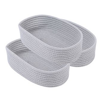 3 Packs Storage Basket, Shelf Closet Storage Bin for Key Tray Bowl for Home Decor