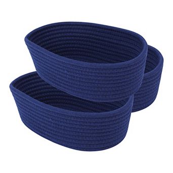 3 Packs Storage Basket, Shelf Closet Storage Bin for Key Tray Bowl for Home Decor