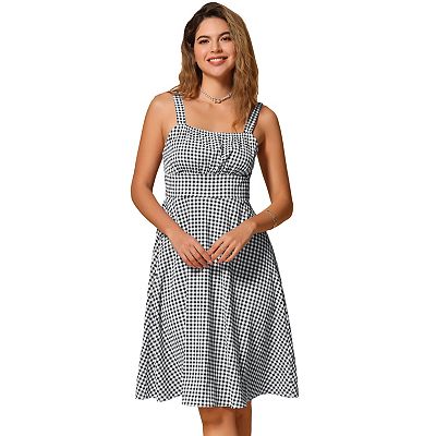 blue dress for baby girl Women's Fall Long Sleeve Dress Casual Crewneck A Line Flowy Pleated Midi  Dresses with Belt main image 0