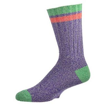 Men's Colorful Crew Socks for Hunting, Hiking, Outdoors