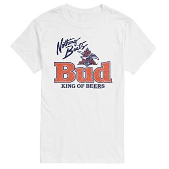 Big & Tall Budweiser Nothing Beats A Bud Vintage Graphic Tee
