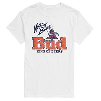 Big & Tall Budweiser Nothing Beats A Bud Vintage Graphic Tee