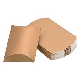 Pillow Boxes, 100 pc Wedding Gift Boxes Paper Box 3.5x2.6 Inch for Gift Wrap Wedding Parties