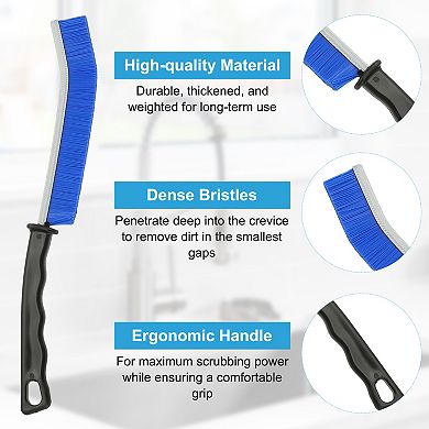Hard Bristle Crevice Cleaning Brush, 3 Pcs Gap Cleaning Brush